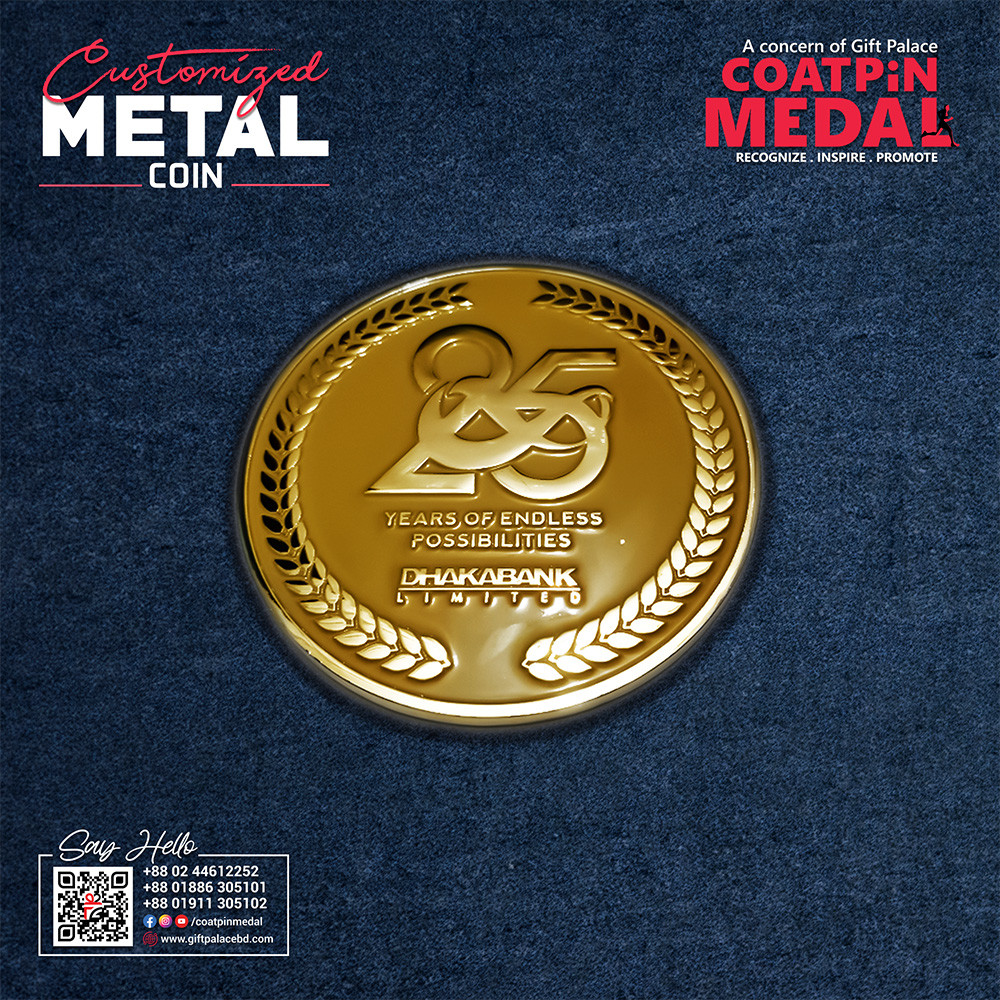 Customized Metal Coin– Any Design, Color & Shape | Made in China