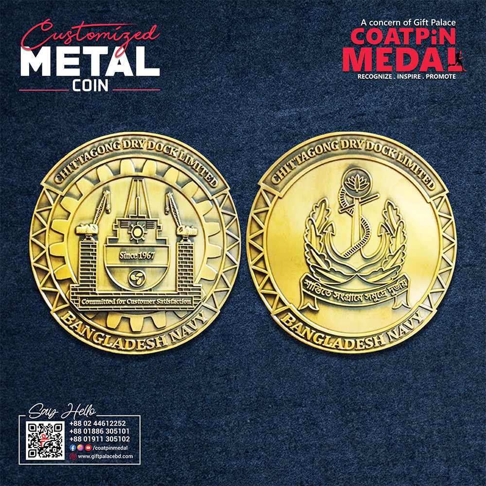Customized Metal Coin– Any Design, Color & Shape | Made in China