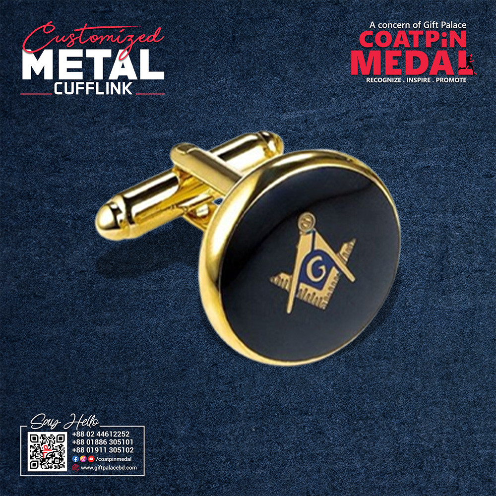 Customized Metal Cufflinks – Any Design, Color & Shape | Made in China