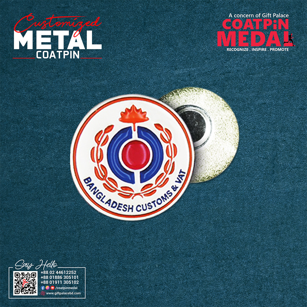 Customized Metal Coat Pin – Any Design, Color & Shape | Made in China