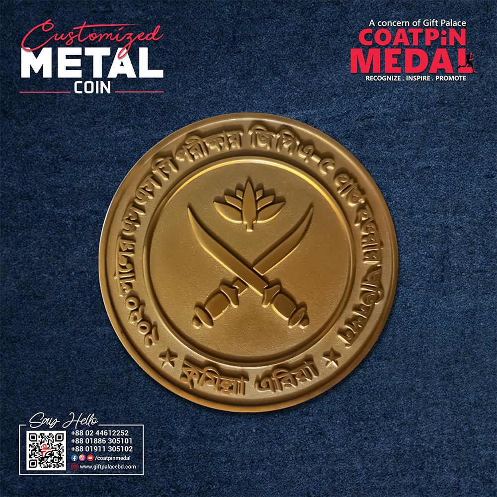 Customized Metal Coin– Any Design, Color & Shape | Made in China