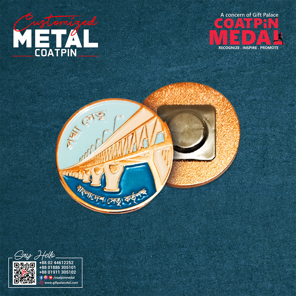 Customized Metal Coat Pin – Any Design, Color & Shape | Made in China