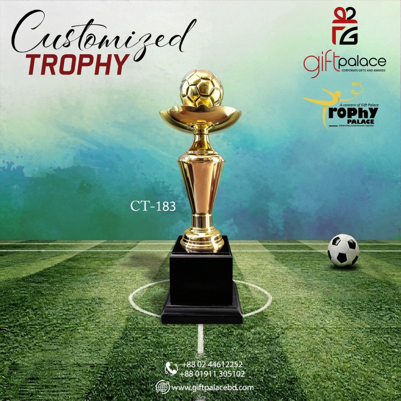 CT-183 Customized Foot Ball Trophy