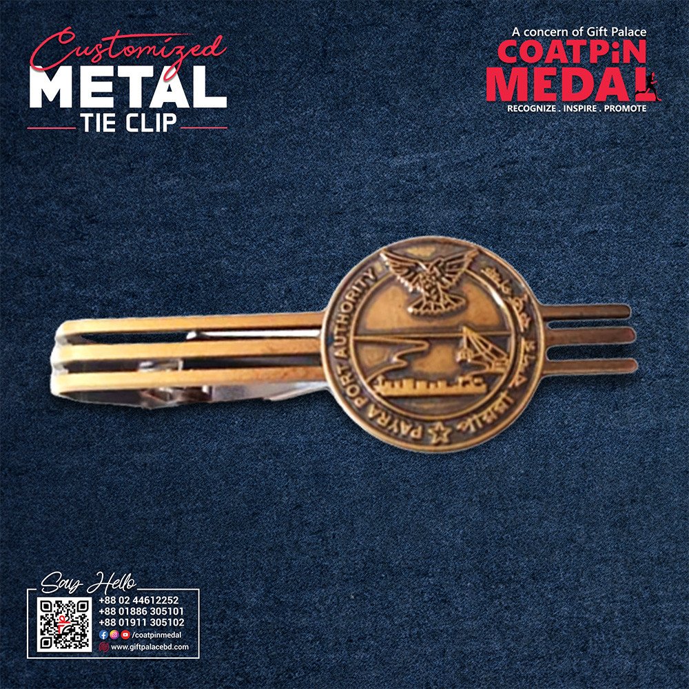 Customized Metal Tieclip– Any Design, Color & Shape | Made in China