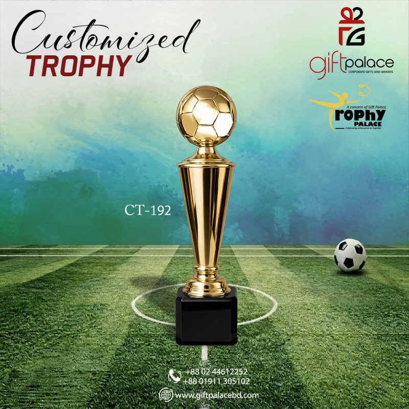 CT-192 Customized Foot Ball Trophy