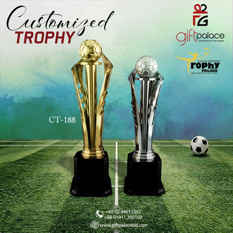 CT-188 Customized Foot Ball Trophy