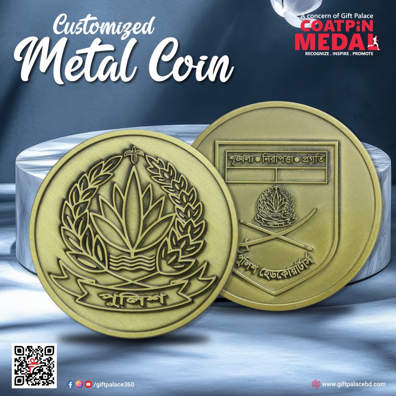 Customized Metal Coin– Any Design, Color & Shape | Made in China