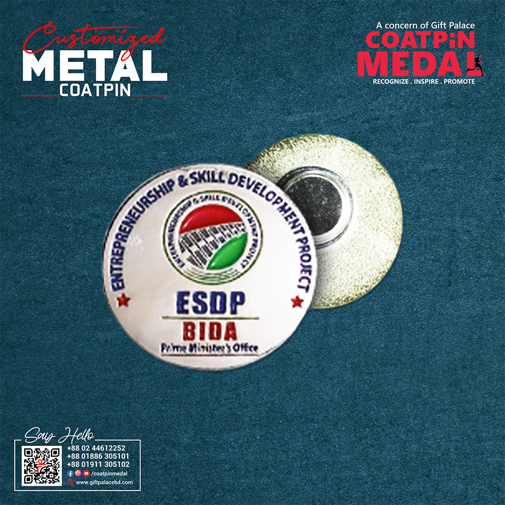 Customized Metal Coat Pin – Any Design, Color & Shape | Made in China