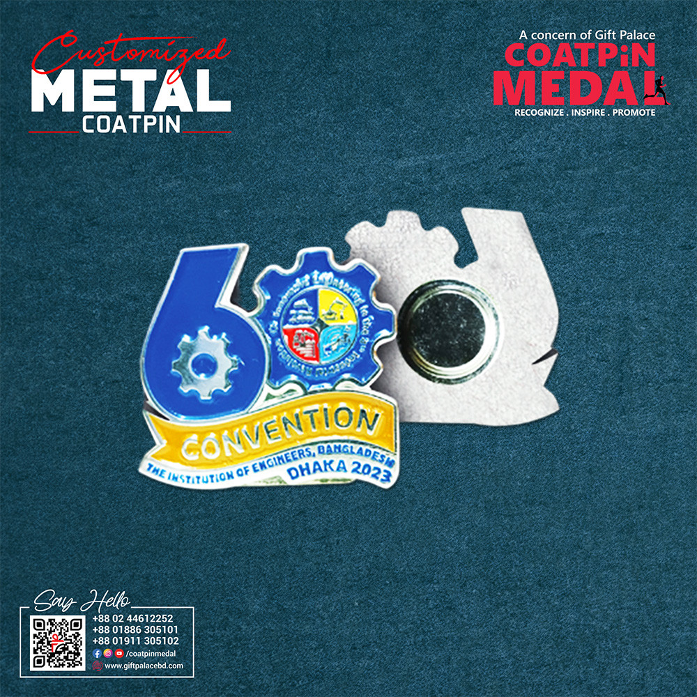 Customized Metal Coat Pin – Any Design, Color & Shape | Made in China