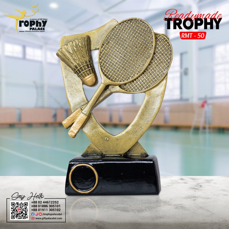 Premium Custom Fiver Badminton Award –RMT-50