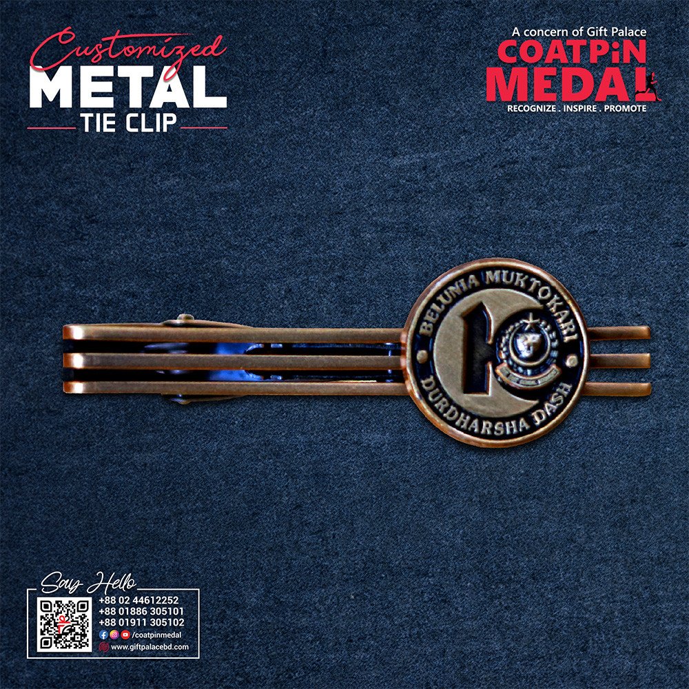 Customized Metal Tieclip– Any Design, Color & Shape | Made in China