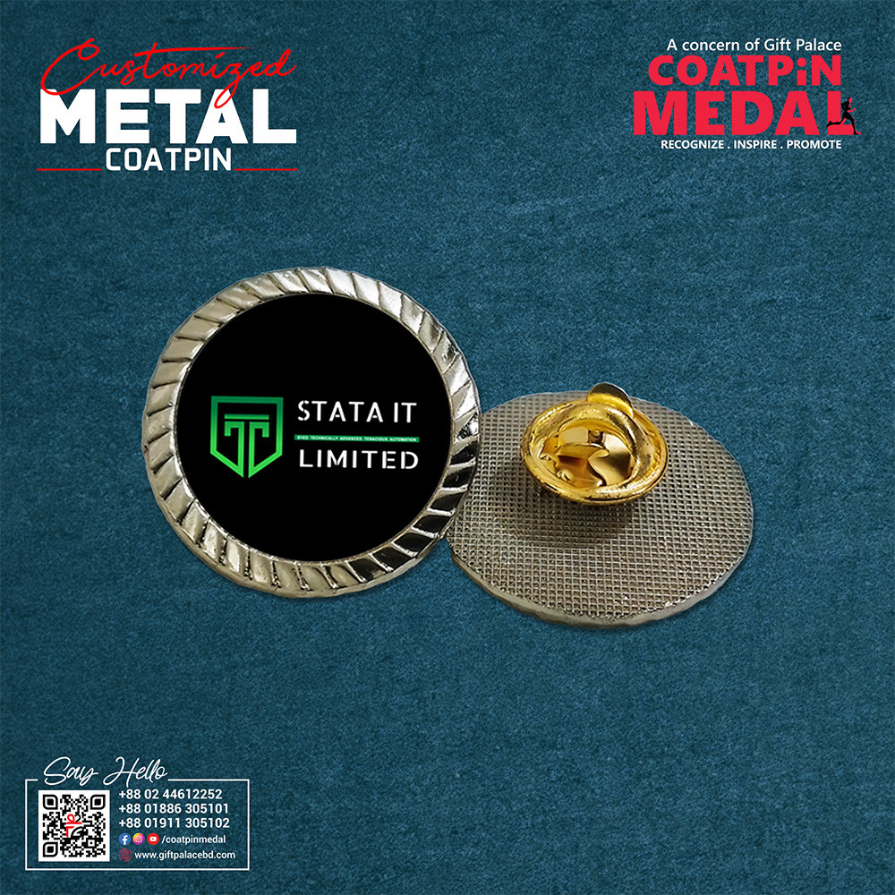 Customized Metal Coat Pin – Any Design, Color & Shape | Made in China