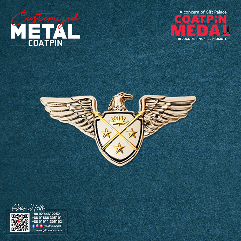 Customized Metal Coat Pin – Any Design, Color & Shape | Made in China