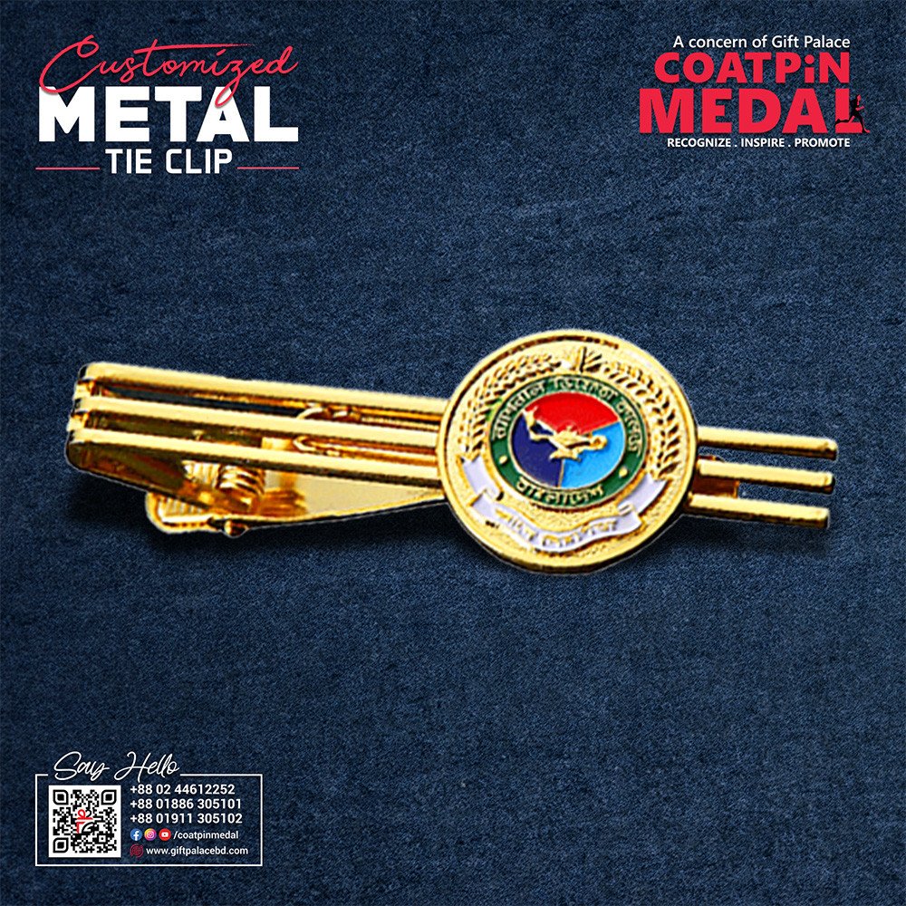 Customized Metal Tieclip– Any Design, Color & Shape | Made in China
