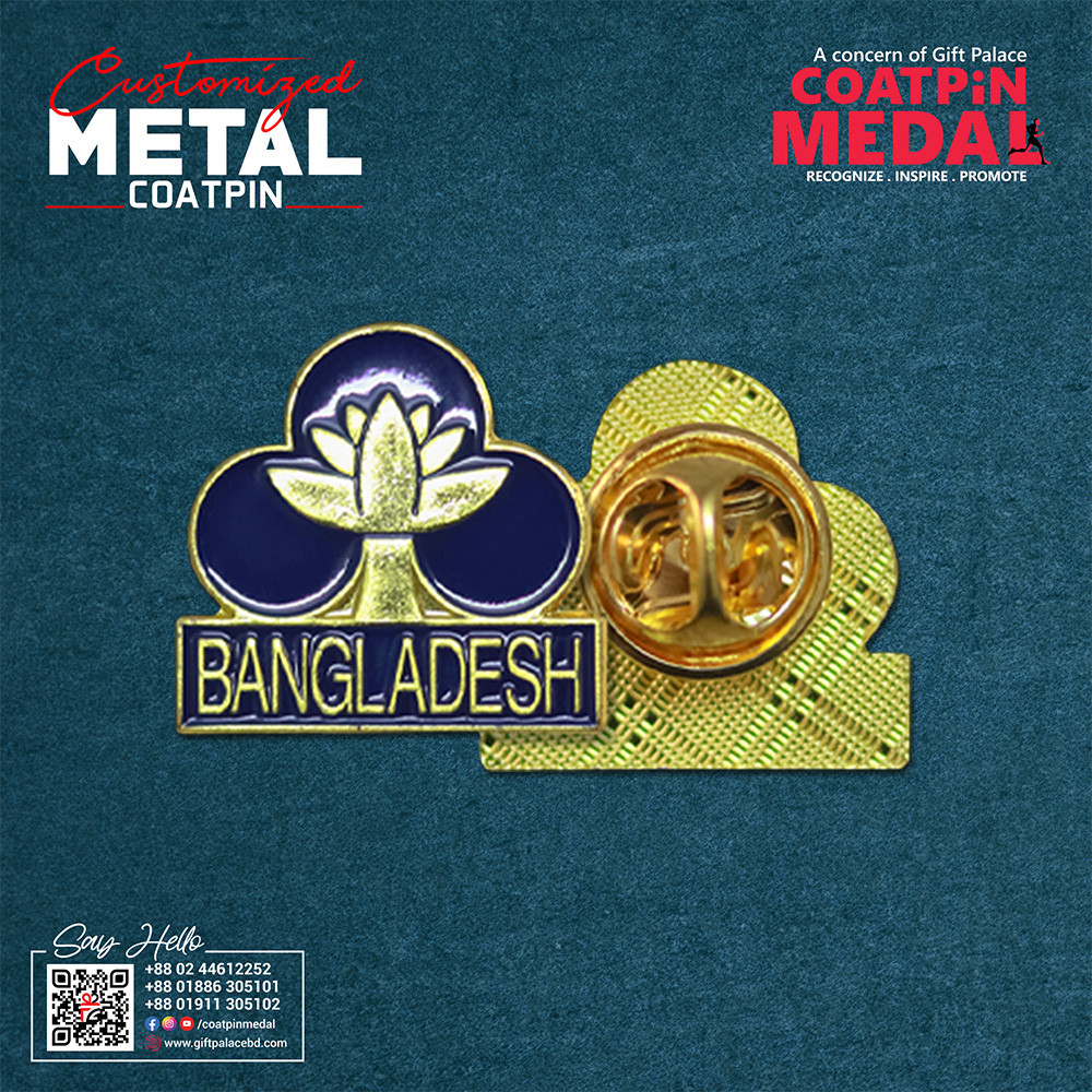 Customized Metal Coat Pin – Any Design, Color & Shape | Made in China