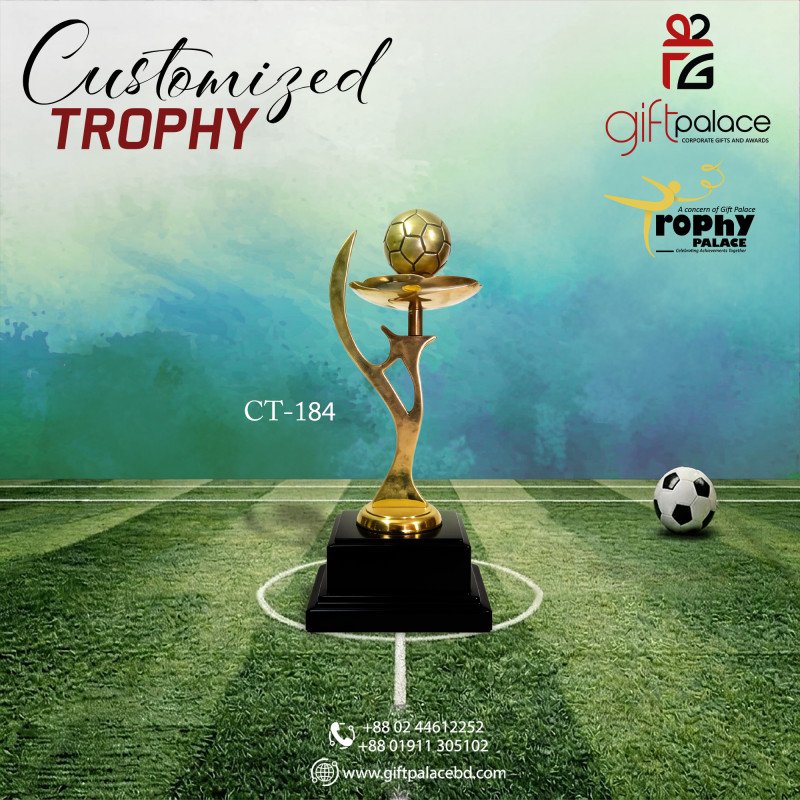 CT-184 Customized Foot Ball Trophy