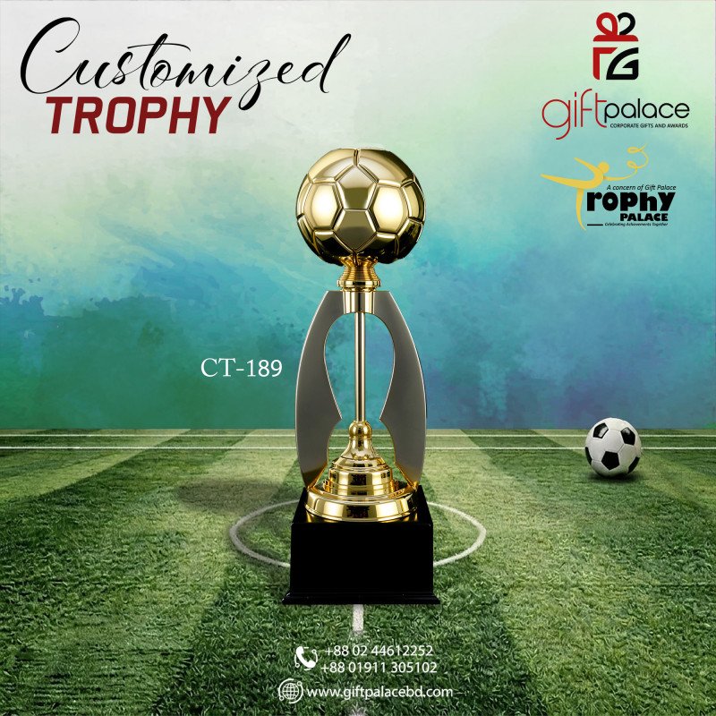 CT-189 Customized Foot Ball Trophy