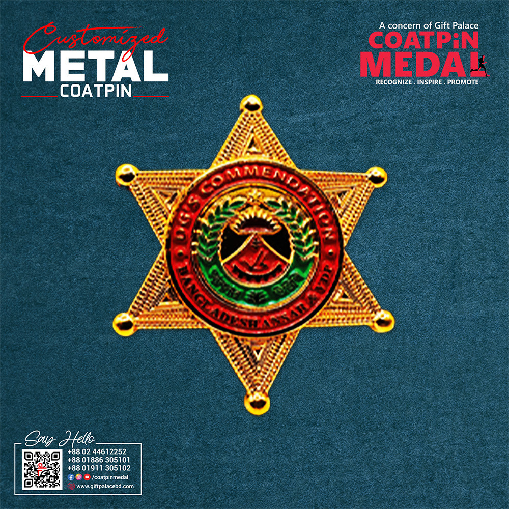 Customized Metal Coat Pin – Any Design, Color & Shape | Made in China