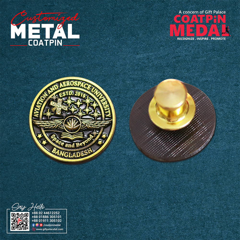 Customized Metal Coat Pin – Any Design, Color & Shape | Made in China